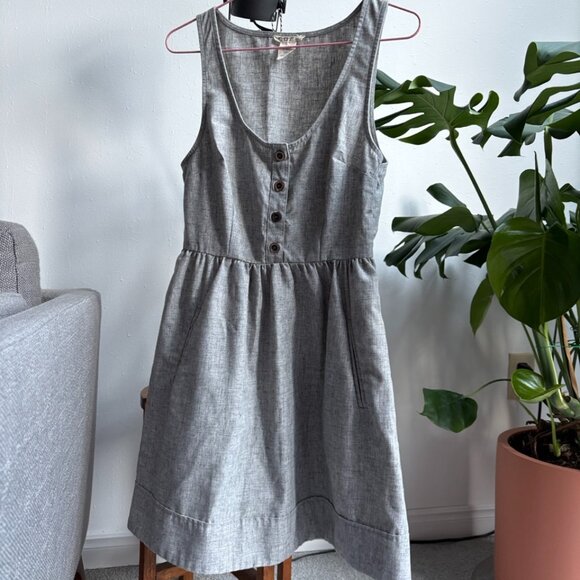 Urban Outfitters - linen dress - with pockets - size 4 - Picture 1 of 8